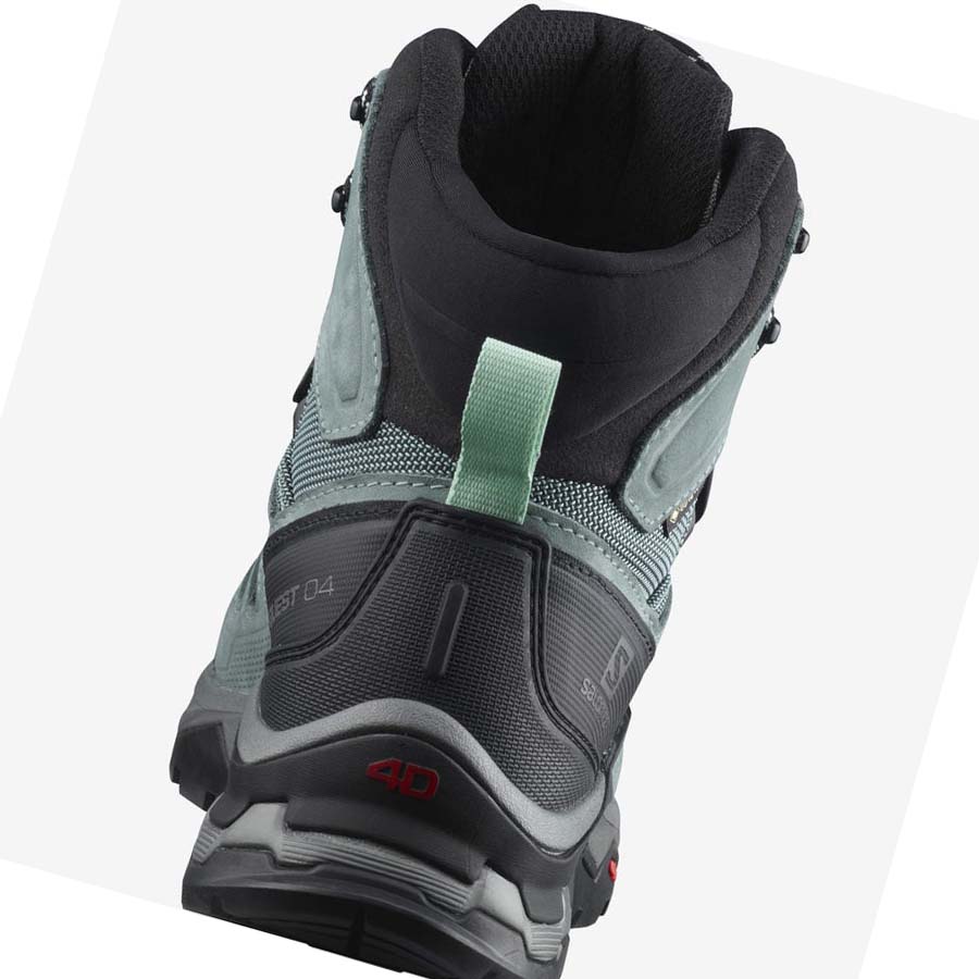 Salomon WoQUEST 4 GORE-TEX Túracipő Női Kék | HU 2844HAP